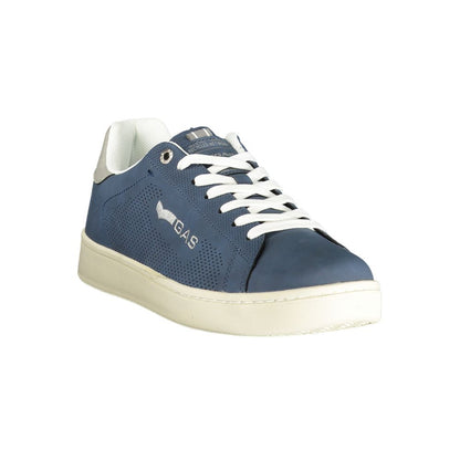 Gas Blue Polyurethane Men Sneaker 1728,67403481248,Athletic - Sneakers - Shoes,Blue,EU40/US7,EU41/US8,EU42/US9,EU43/US10,EU44/US11,EU45/US12,EU46,Gas,Men,New with tags,Shoes,Sneakers - Shoes