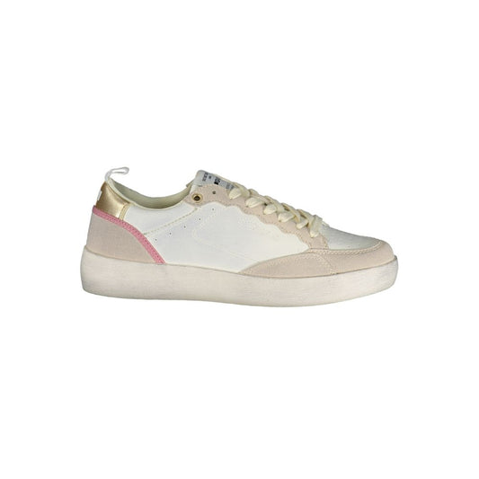 Gas Bianco Polyurethane Women Sneaker