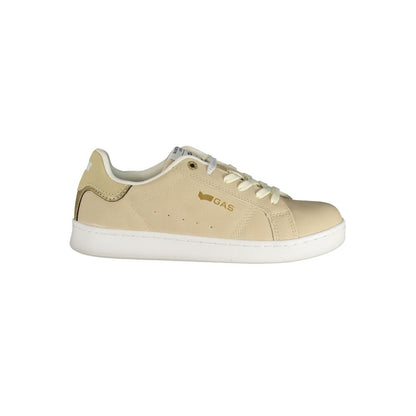 Gas Beige Polyester Women Sneaker 1728,67403481248,Athletic - Sneakers - Shoes,Beige,EU35/US5,EU36/US6,EU37/US7,EU38/US8,EU39/US9,EU40/US10,EU41/US11,Gas,New with tags,Shoes,Sneakers - Shoes,Women