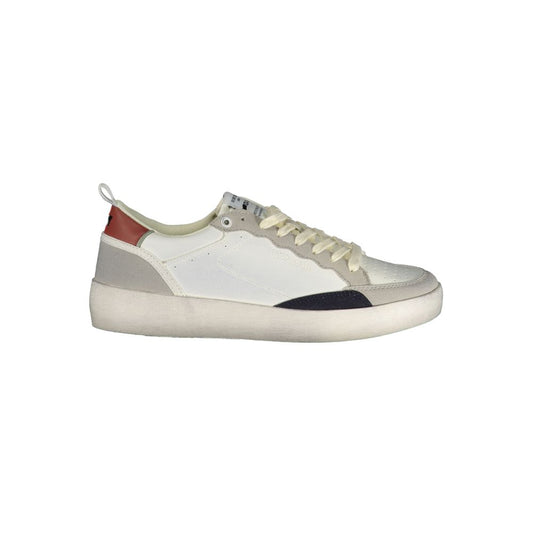 Gas White Polyurethane Men's Sneaker 1728,67403481248,Athletic - Sneakers - Shoes,EU40/US7,EU41/US8,EU42/US9,EU43/US10,EU44/US11,EU45/US12,Gas,Men,New with tags,Shoes,Sneakers - Shoes,White