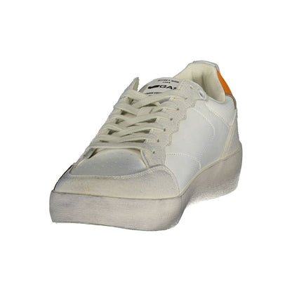 Gas White Polyurethane Men Sneaker 1728,67403481248,Athletic - Sneakers - Shoes,EU40/US7,EU41/US8,EU42/US9,EU43/US10,EU44/US11,EU45/US12,Gas,Men,New with tags,Shoes,Sneakers - Shoes,White