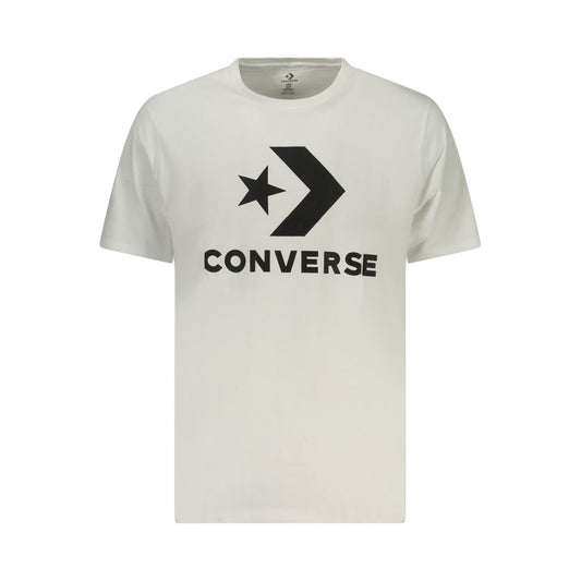 Converse Bianco Cotton Men T-Shirt 1728,67403481248,Clothing,Converse,L,M,Men,New with tags,S,Sportswear - Clothing,T-Shirts - Clothing,White,XL,XS