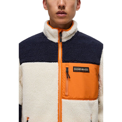 Napapijri Orange Polyester Sweatshirt 1728,71956299936,Clothing,IT44 | S,Men,Napapijri,New with tags,Orange,Sportswear - Clothing,Sweatshirt - Sportswear - Clothing