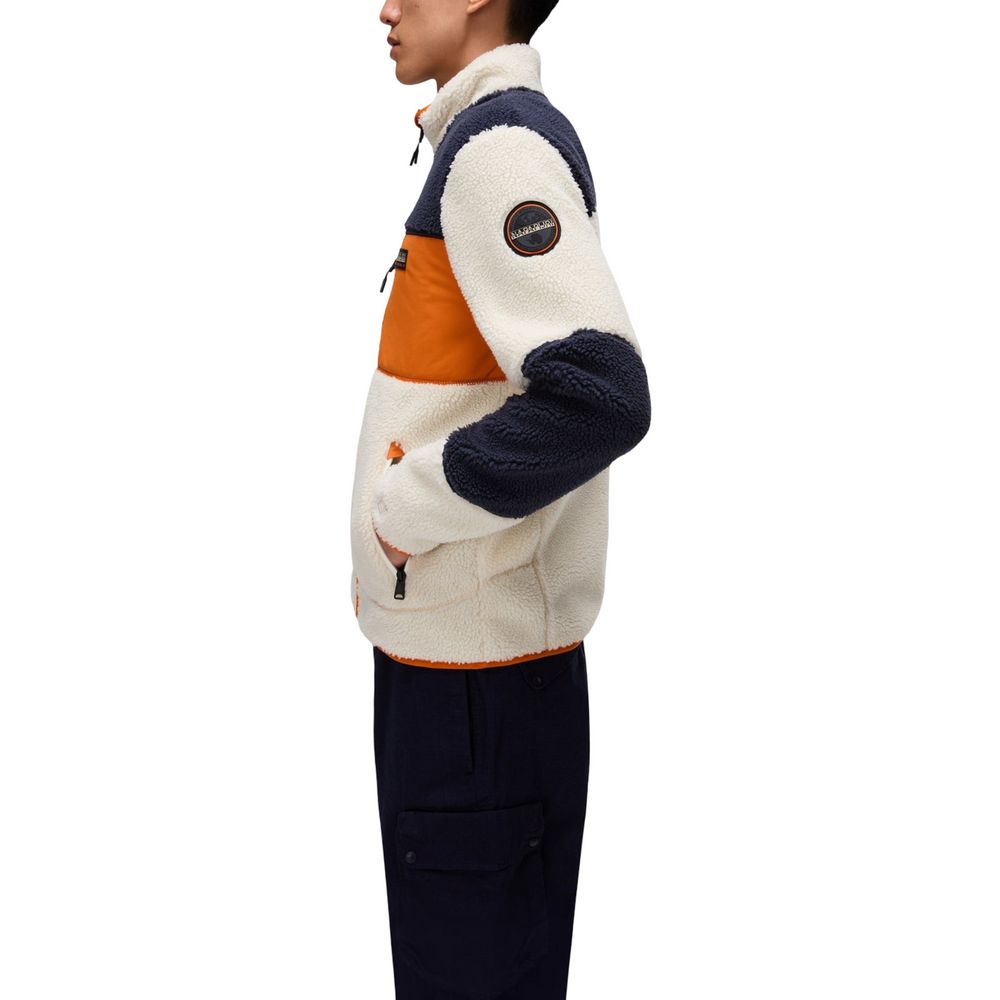Napapijri Orange Polyester Sweatshirt 1728,71956299936,Clothing,IT44 | S,Men,Napapijri,New with tags,Orange,Sportswear - Clothing,Sweatshirt - Sportswear - Clothing