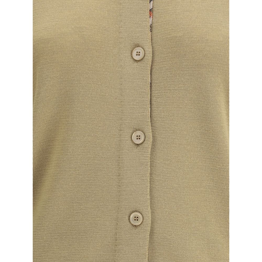 Burberry Brown Wool Oves Aries Sweater