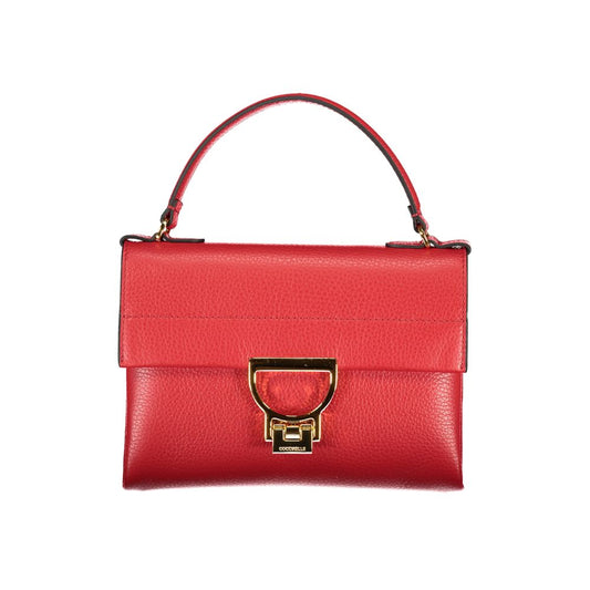 Coccinelle Rosso Leather Women Handbag 1728,67403481248,Bags,Coccinelle,Handbags - Bags,New with tags,Red,Women