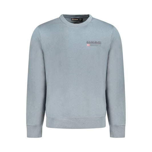 Napapijri Gray Cotton Men Sweater 1728,67403481248,Clothing,Gray,Men,Napapijri,New with tags,Sweaters - Clothing,Sweatshirts - Sweaters - Clothing,XXL