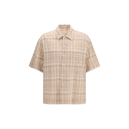 Sunflower Orange Cotton Pattern Shirt