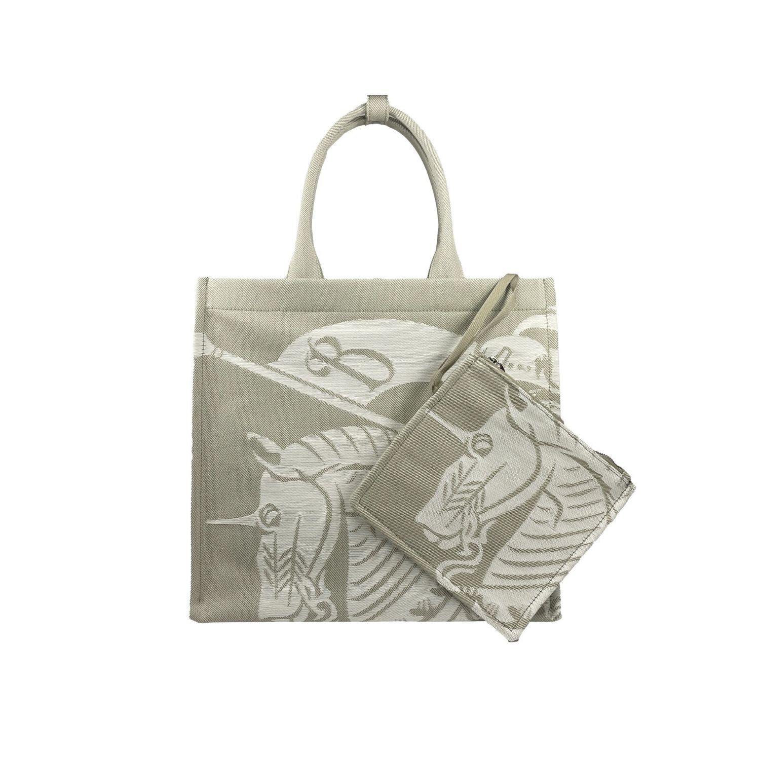 Burberry EKD Canvas Tote Bag With Coin Pouch