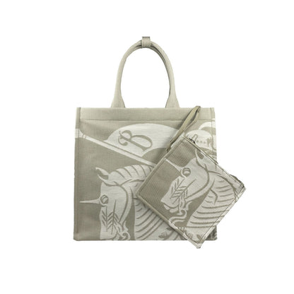 Burberry EKD Canvas Tote Bag With Coin Pouch