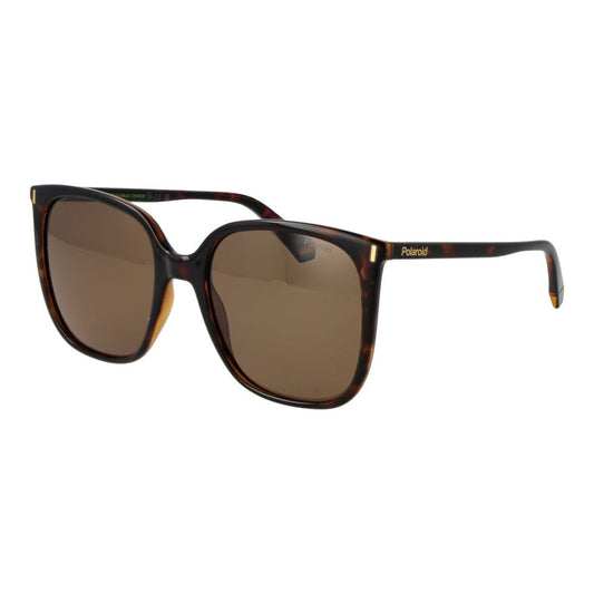 Polaroid Brown Plastic Sunglasses 1728,67434610848,Accessories,Brown,Glasses and Sunglasses - Accessories,New with tags,Polaroid,Sunglasses - Glasses and Sunglasses - Accessories,Women