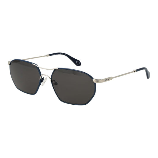 Replay Silver Metal Sunglasses 1728,67345776800,Accessories,Glasses and Sunglasses - Accessories,Men,New with tags,Replay,Silver,Sunglasses - Glasses and Sunglasses - Accessories
