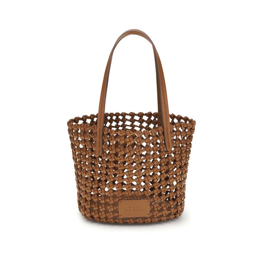 Staud Brown The woven leather Bucket Bag