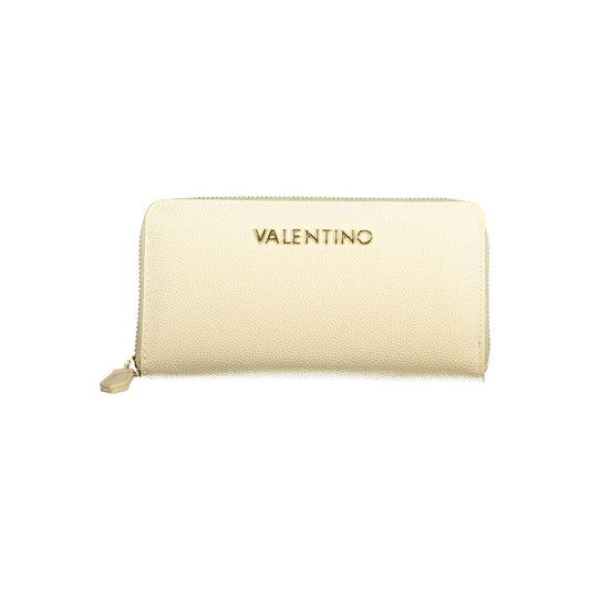 Valentino Beige Polyurethane Women's Wallet