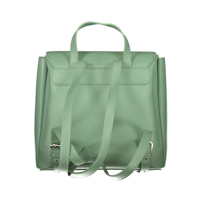 Mario Valentino Green Polyurethane Women's Backpack