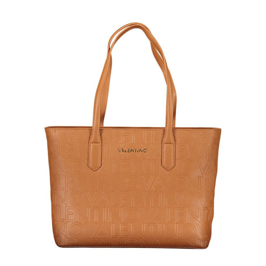Mario Valentino Brown Polyurethane Women's Bag