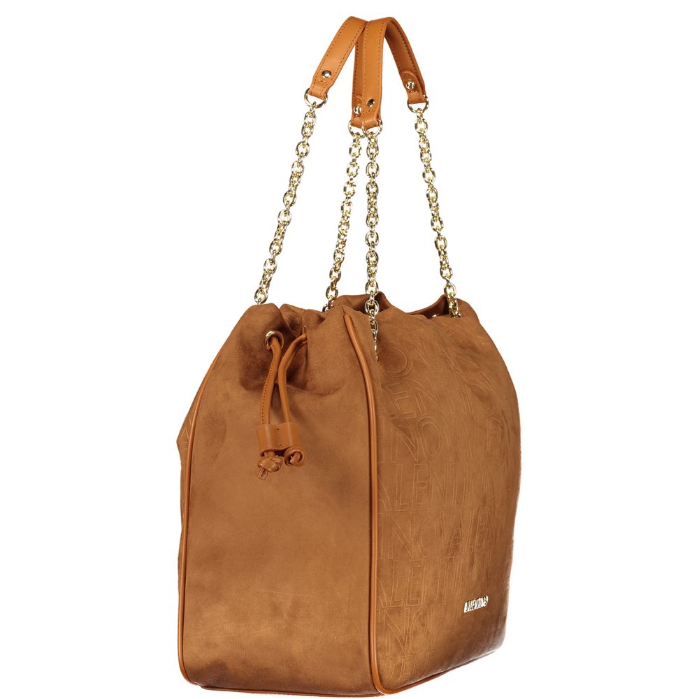 Mario Valentino Brown Polyurethane Women's Bag
