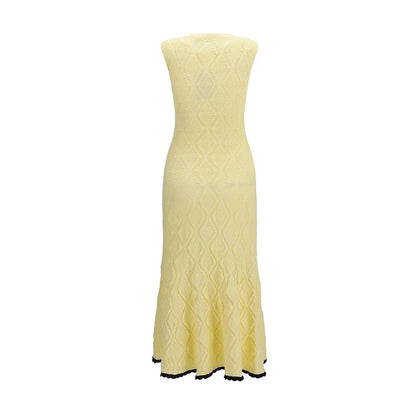 Self-Portrait Bicolor Cotton Casual Dress