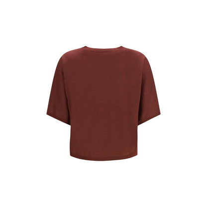 Brunello Cucinelli Bordeaux Cashmere Sweatshirt
