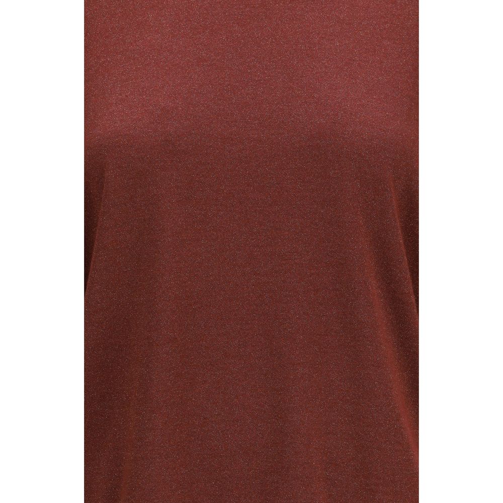 Brunello Cucinelli Bordeaux Cashmere Sweatshirt