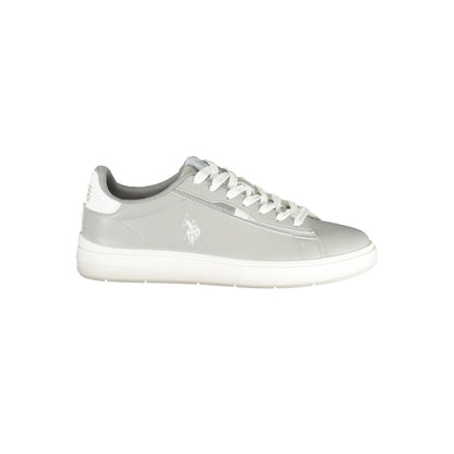 U.S. POLO ASSN. Gray Polyester Men's Sneaker