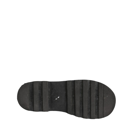 Dolce & Gabbana Black Leather Lace Up Men Combat Boots Shoes