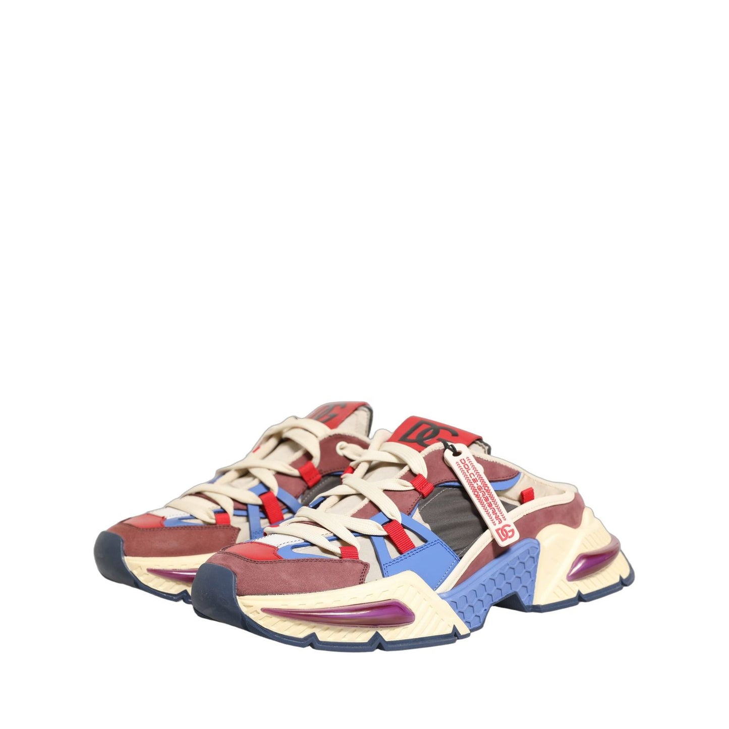 Dolce & Gabbana Multicolor Low Top Airmaster Sneakers Shoes
