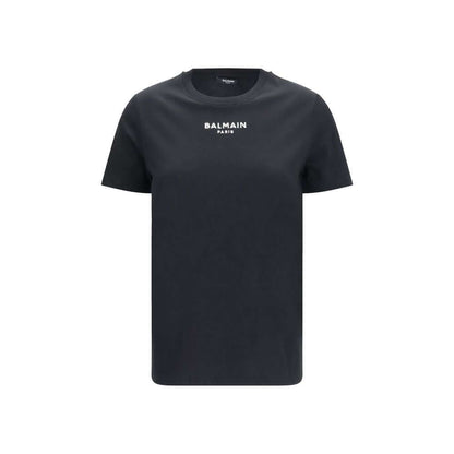 Balmain Black Cotton T-Shirt