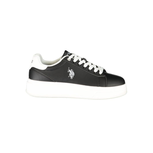 U.S. POLO ASSN. Black Polyester Athletic Sneakers