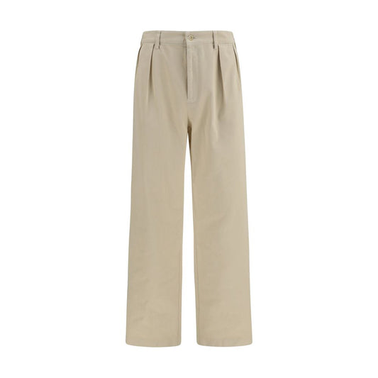 Prada Beige Cotton Casual Pants