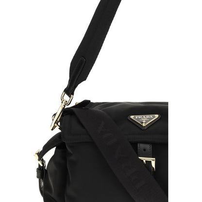 Prada Black Recycled Polyamide Shoulder Bag