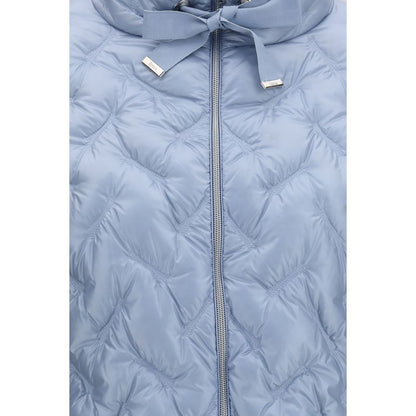 Herno Blue Polyester Full-Length Jacket