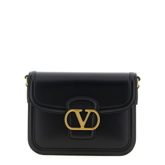 Valentino Garavani Black Calfskin Crossbody Bag