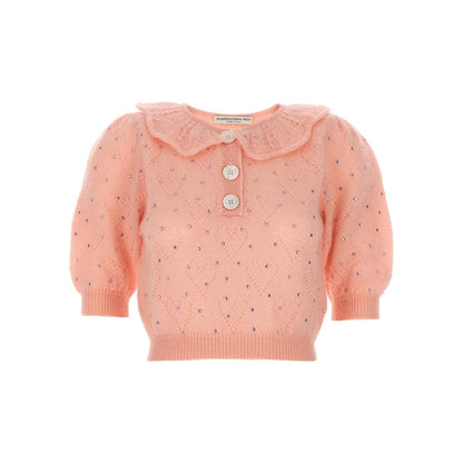 Alessandra Rich Multicolor Wool Cardigan