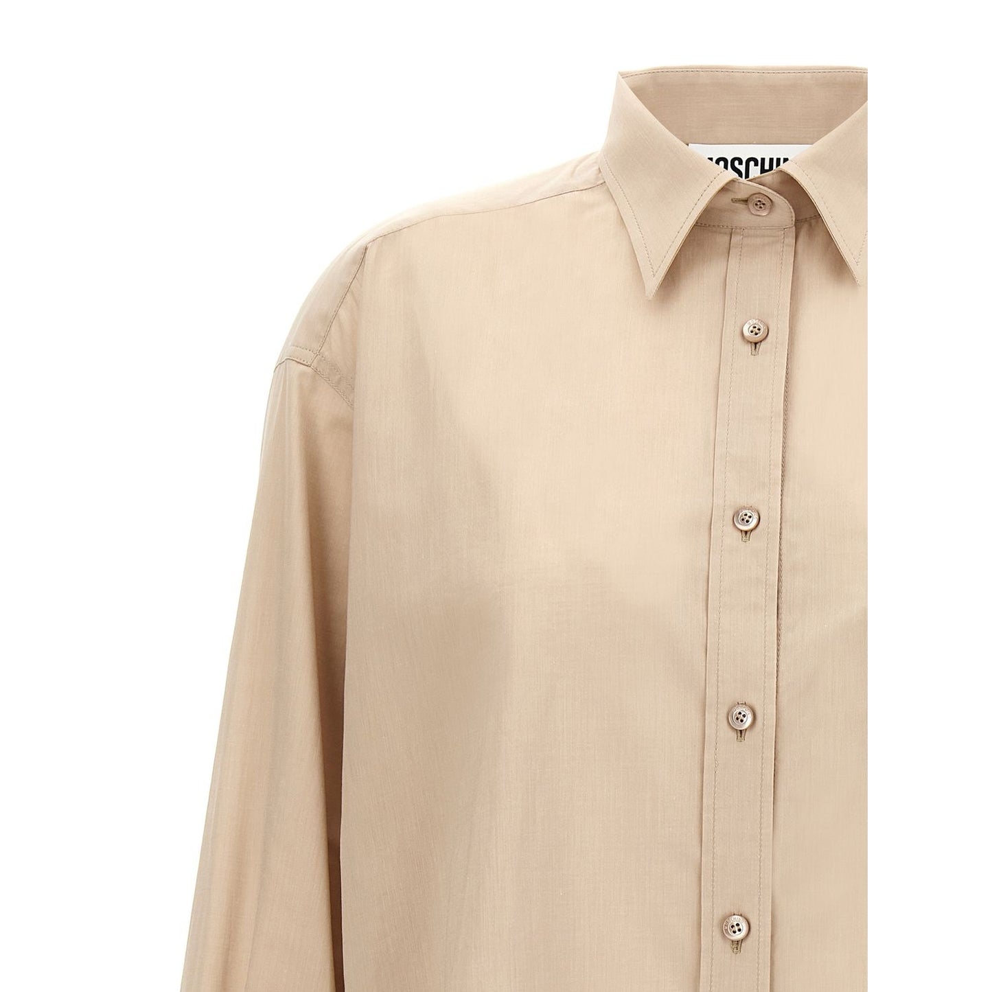 Moschino Beige Cotton Blouse