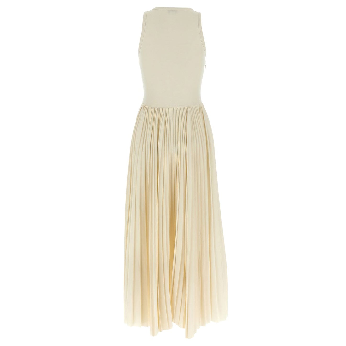 Alexander McQueen White Cotton Long Dress