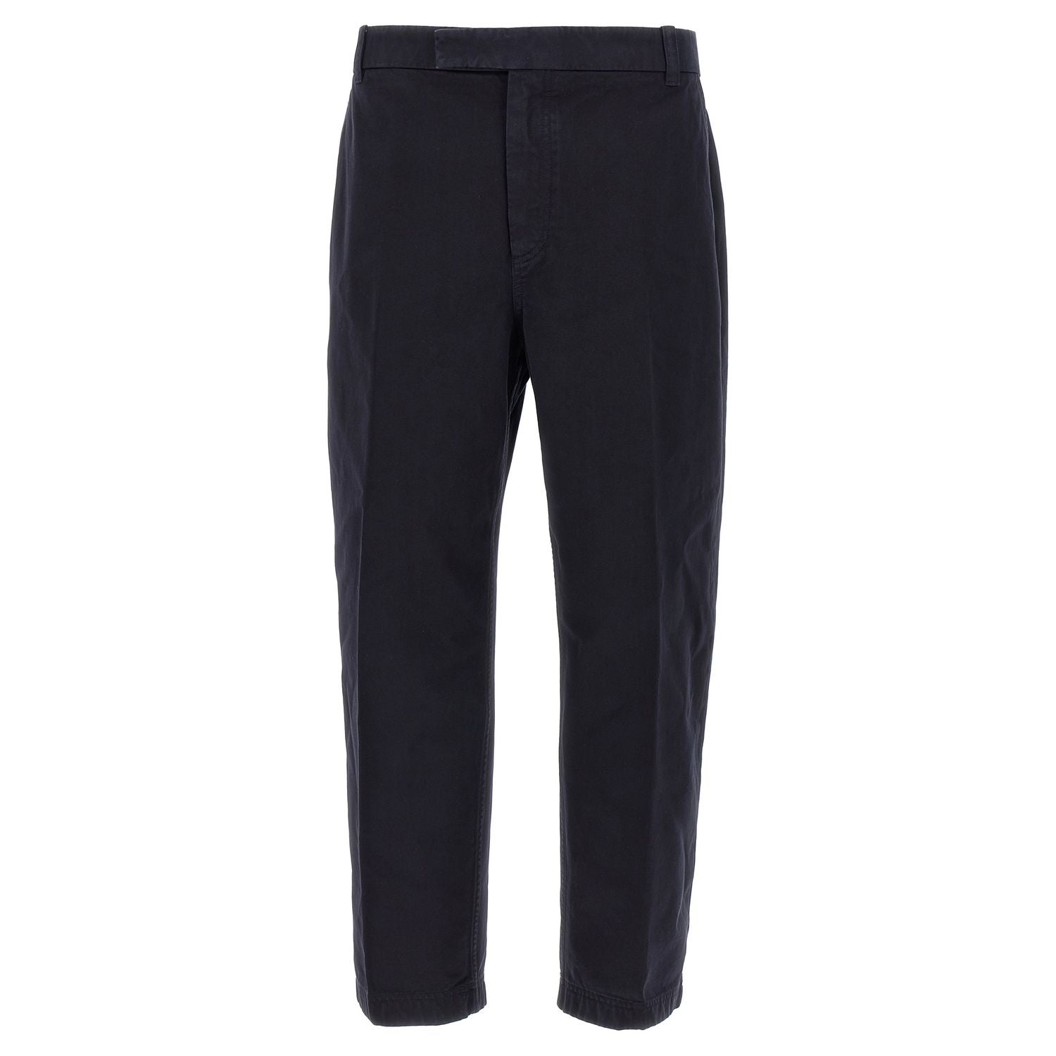 Thom Browne Blue Cotton Casual Pants