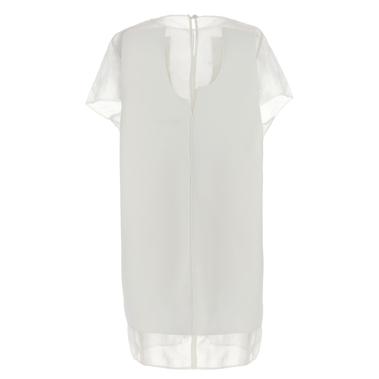Khaite White Polyester Short Dress