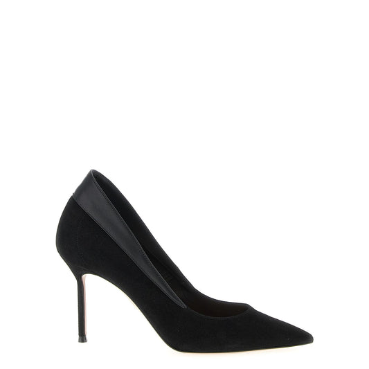 Aquazzura Black Goatskin High Heel Pumps