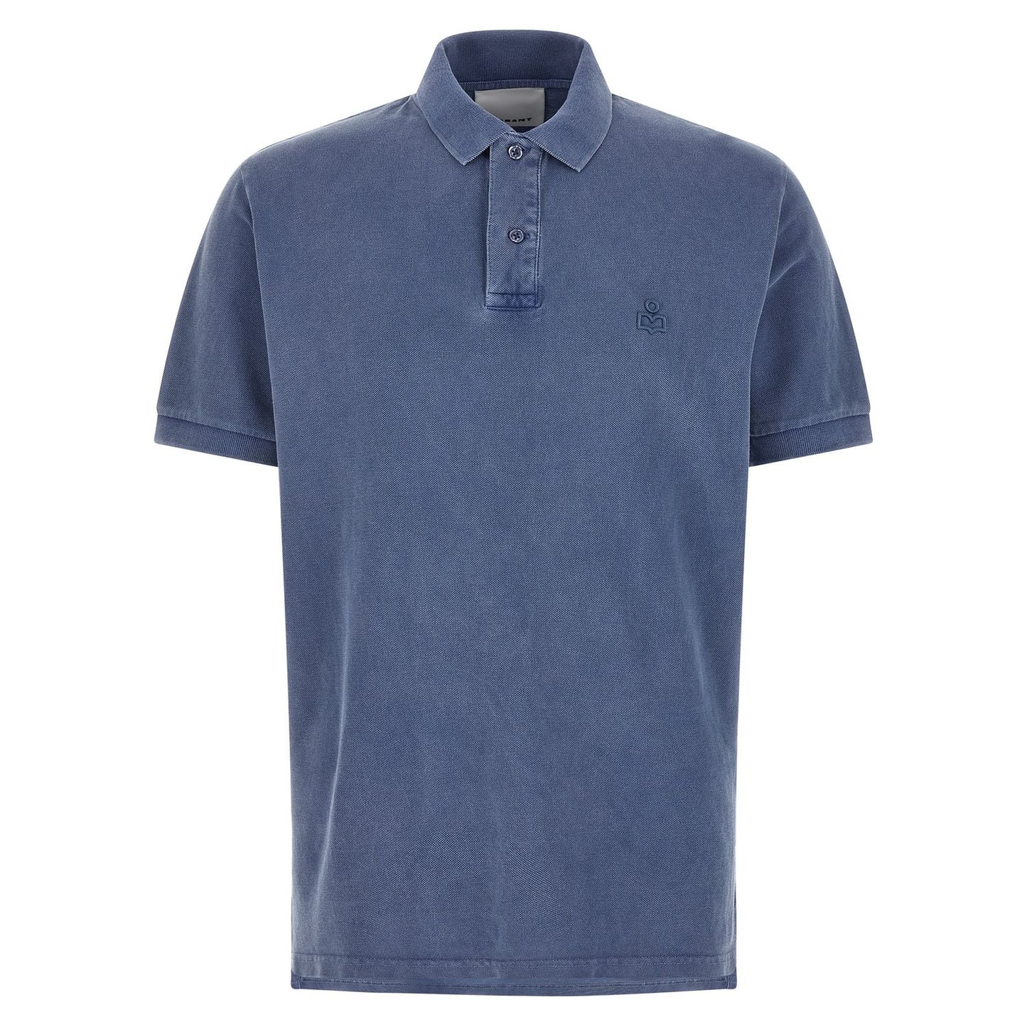 Isabel Marant Blue Cotton Polo Shirt