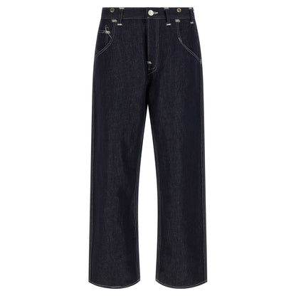 Junya Watanabe Blue Cotton Straight-Leg Jeans