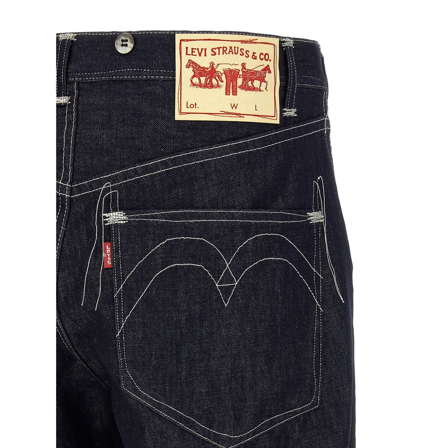 Junya Watanabe Blue Cotton Straight-Leg Jeans