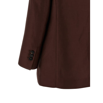 Alberto Biani Brown Viscose Blazer