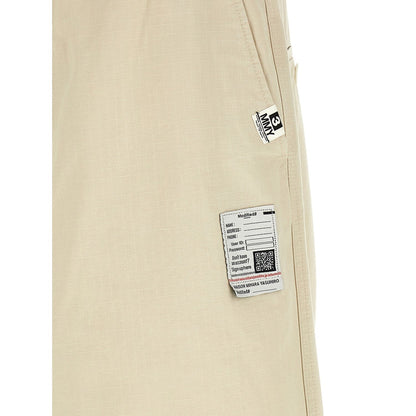 Maison Mihara Yasuhiro Beige Cotton Athletic Pants