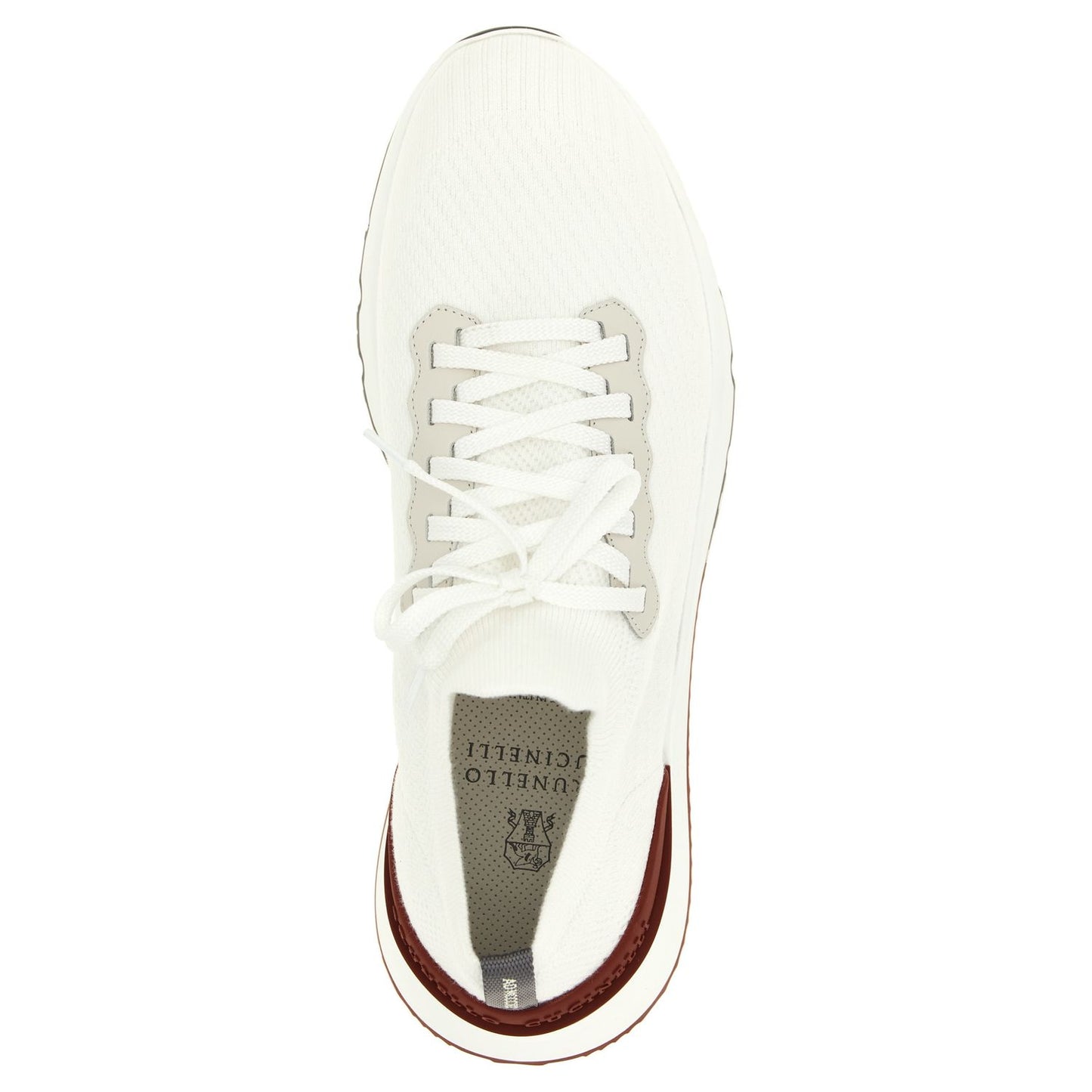 Brunello Cucinelli White Polyethylene Athletic Sneakers