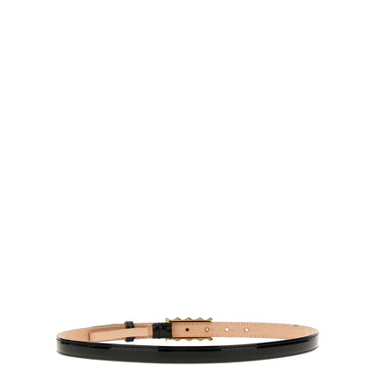 Khaite Black Calfskin Regular Belt