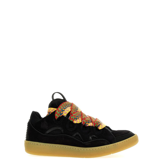 Lanvin Black Calfskin Chunky Sneakers