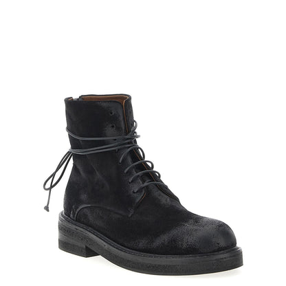 Marsell Black Cotton Chelsea Boots