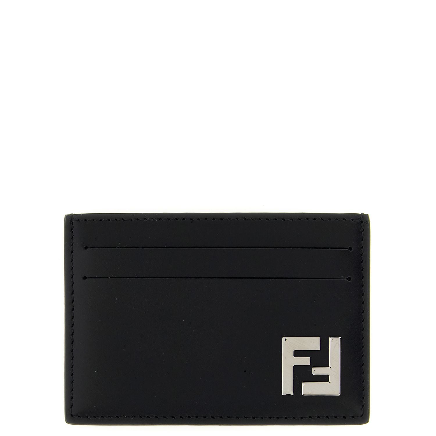 Fendi Black Calfskin Cardholder