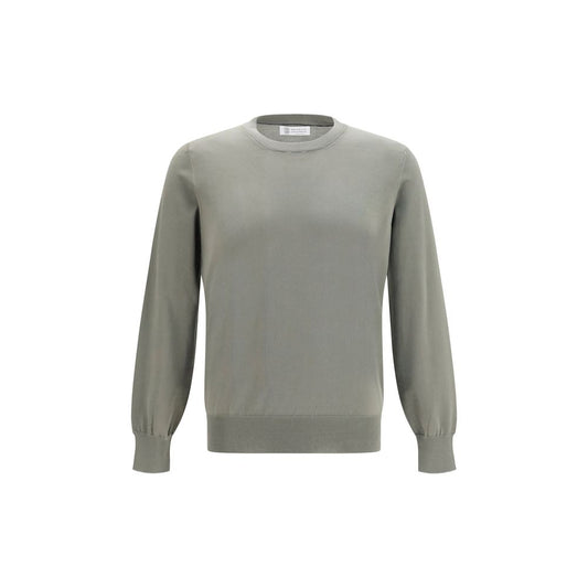 Brunello Cucinelli Bicolor Cotton Sweatshirt